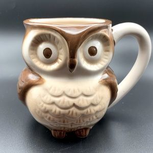 Coffee Mug Surprise Owl with baby Owl